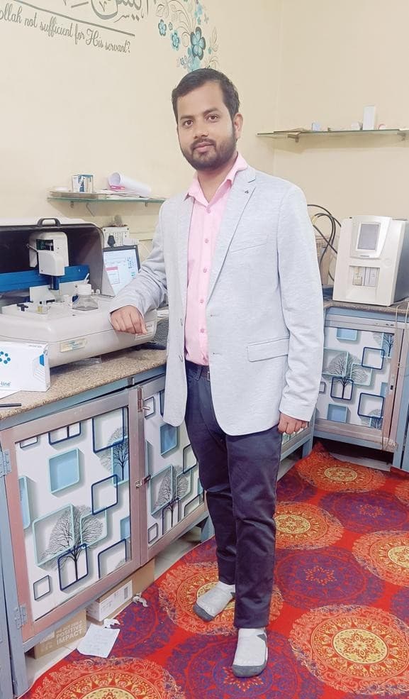 Md. Danish Alam - Founder & Senior Lab Technologist
